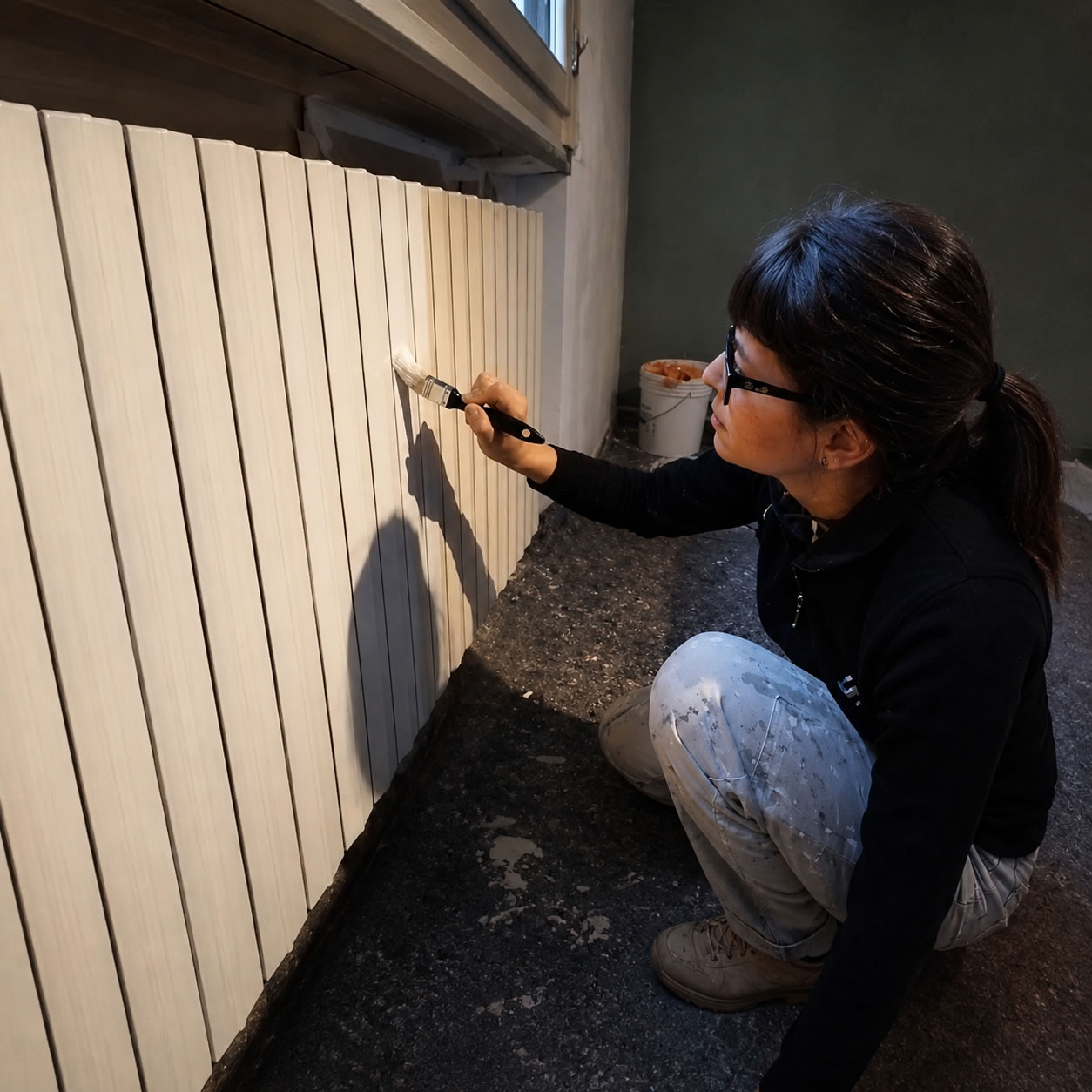 Verniciatura professionale di termosifoni per interni